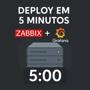 Imagem de capa para o Ebook 🚀 Script Completo: Instale Zabbix 7 + Grafana em 5 Minutos!