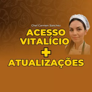 Imagem de capa para o Ebook ACESSO VITALÍCIO + ATUALIZAÇÕES | Chef Carmen Sanchez