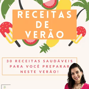 Imagem de capa para o Ebook Receitas saudáveis de verão