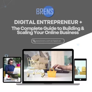 Cover image for Online course DIGITAL ENTREPRENEUR + The Complete Guide to Building &amp; Scaling your Online Business