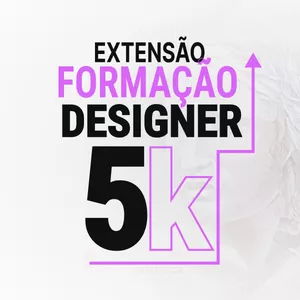 Imagem de capa para o Ebook Extensão Formação Designer 5K