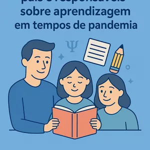 Imagem de capa para o Ebook Um bate-papo com pais e responsáveis sobre aprendizagem em tempos de pandemia