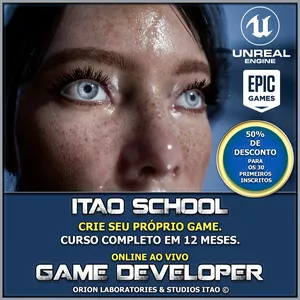 Imagem de capa para o Serviço online CURSO DESENVOLVIMENTO DE GAMES ONLINE AO VIVO.