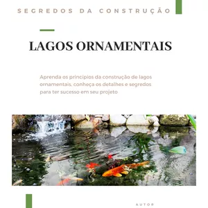 Imagem de capa para o Ebook  Lagos Ornamentais - Segredos da construção