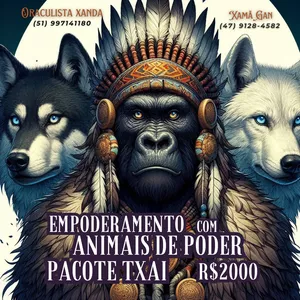 Imagem de capa para o Serviço online EMPODERAMENTO COM ANIMAIS DE PODER - PACOTE TXAI