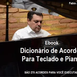 Imagem de capa para o Ebook E-book Dicionário de Acordes para Teclado e Piano