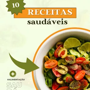 Imagem de capa para o Ebook RECEITAS SAUDÁVEIS 