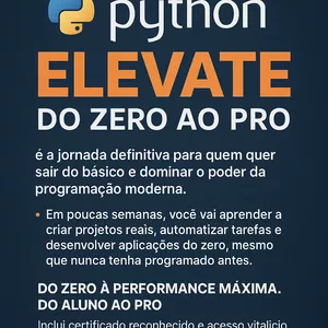 Imagem do curso Python Elevate – Do Zero ao Pro 