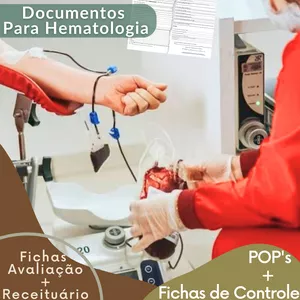 Imagem de capa para o Curso online POP'S HEMATOLOGIA, FICHAS DE  ANAMNESE E RECEITUÁRIO, LAUDO E FICHAS DE CONTROLE. FICHAS DIGITAIS PARA PROFISSIONAIS E EMPRESÁRIOS DE CLÍNICAS DE HEMATOLOGIA