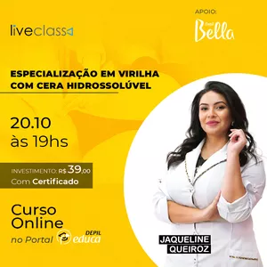 Imagem de capa para o Curso online Especialização em Virilha com Cera Hidrossolúvel