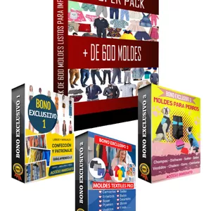 Imagen de portada para Ebook 800 Patrones de costura PRO