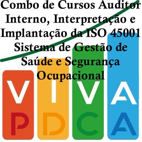 Imagem do curso Combo de Cursos Auditor Interno, Interpretação e Implantação da ISO 45001 - Sistema de Gestão de Saúde e Segurança Ocupacional