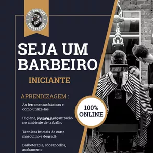 Imagem de capa para o Curso online Seja um barbeiro - Iniciante