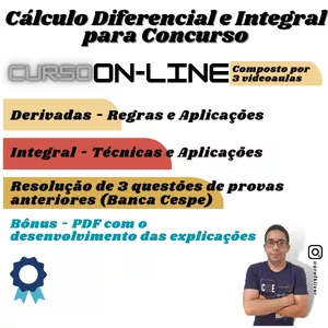 Imagem de capa para o Curso online Cálculo Diferencial e Integral para Concurso