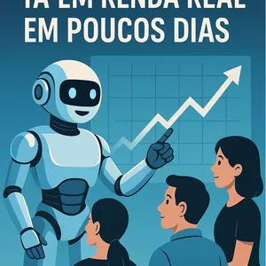 Imagem de capa para o Ebook Como transformar IA em renda real em poucos dias