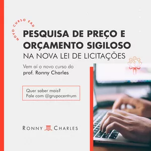 Imagem de capa para o Curso online Pesquisa de Preços nas Licitações e Contratações Públicas