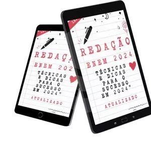 Imagem de capa para o Ebook Curso de Redação em PDF