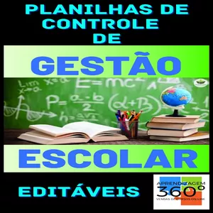 Imagem de capa para o Curso online PLANILHAS DE CONTROLE  DE GESTÃO ESCOLAR - EDITÁVEIS