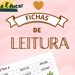 Imagem de capa para o Ebook Fichas de Leitura para Crianças