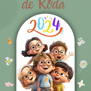 Imagem de capa para o Ebook Cantigas de Roda Ilustação  e Letra
