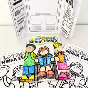 Imagem de capa para o Curso online 📚🎨 Lapbook Interativo – Minha Escola!🏫✏