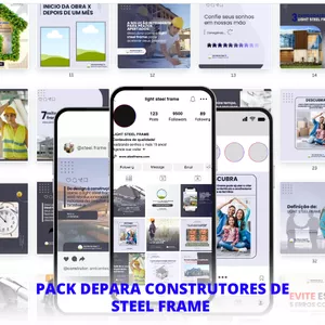 Curso Pack - Construtores de Light Steel Frame
