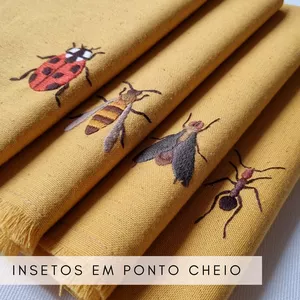 Imagem de capa para o Ebook Insetos em ponto cheio