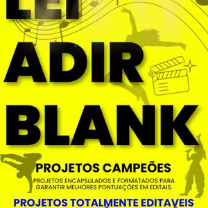 Imagem de capa para o Ebook LEI ADIR BLANK - Projetos campeões + e-book 