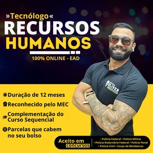 Curso Superior Tecnólogo de Recursos Humanos 100% EAD em 12 meses - Instituto Óliver >