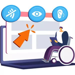 Imagem de capa para o Curso online Acessibilidade e Usabilidade Web