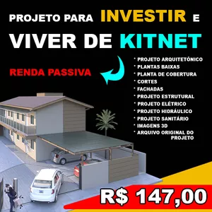 Imagem do curso PROJETO DE KITNET PARA INVESTIMENTO BOM E RENTÁVEL