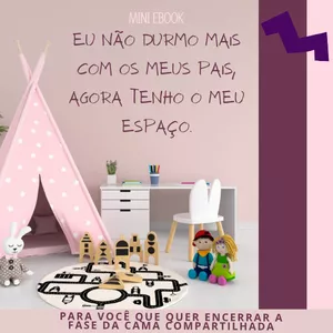 Imagem de capa para o Ebook Eu não durmo mais com os meus pais, agora tenho o meu espaço. 