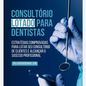 Imagem de capa para o Ebook Consultório Lotado para Dentista 