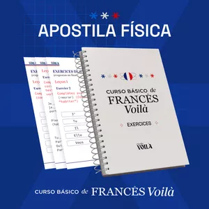 Imagem de capa para o Curso online +Apostila Física - Curso Básico de Francês Voilà