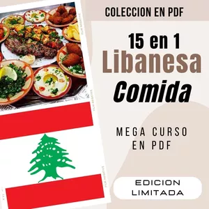 Imagen de portada para Ebook Curso digital de COCINA Y RECETAS LIBANESA | 15 ebooks en PDF 