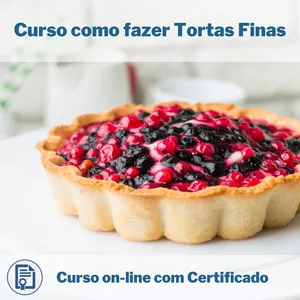 Curso Como Fazer Tortas Finas
