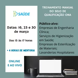Imagem de capa para o Curso online Treinamento Manual do Selo de Qualificação ONA