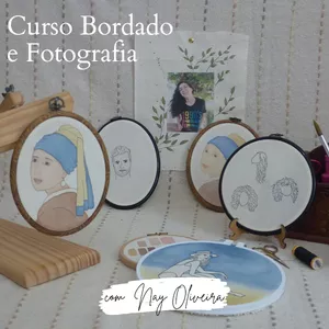 Imagem de capa para o Curso online Curso de Bordado e Fotografia