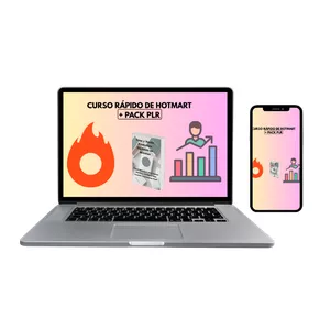 Imagen de portada para Curso online Curso Rápido de Hotmart + Pack PLR (Productos Listos para Vender