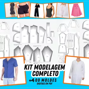 Imagem de capa para o Curso online Pacote +400 moldes