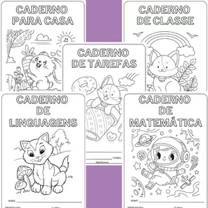 Imagem de capa para o Ebook CAPAS DE CADERNOS