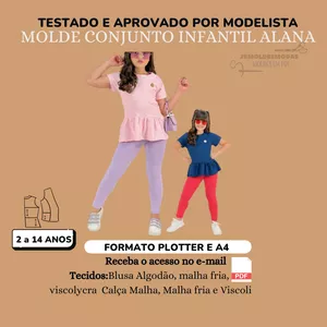 Imagem de capa para o Ebook Molde Conjunto Alana