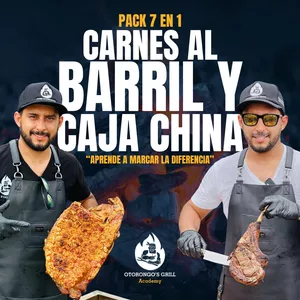 Imagen de portada para Curso online Pack de Cursos 7 x 1 - Carnes al Barril y Caja China