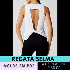 Imagem de capa para o Ebook Molde Regata Selma