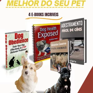 Imagem de capa para o Ebook 4 e-books para cuidar do seu Pet