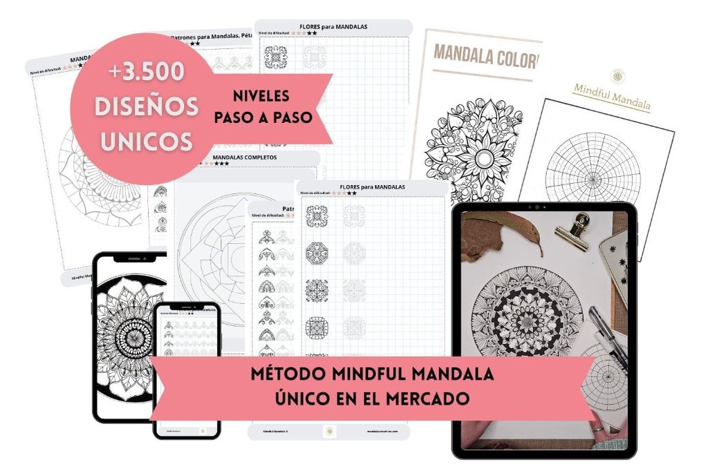 Plantillas Mindful Mandala