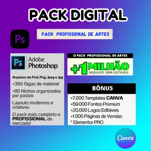 Imagem de capa para o Ebook Pack Digital - Ferramentas Digitais