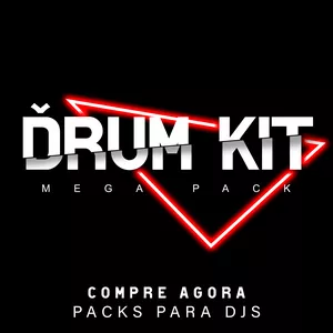 Imagem de capa para o Ebook MEGA DRUM KIT PARA DJS!
