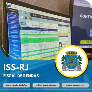 Imagem do curso Planilha do Aprovado - ISS-RJ - Fiscal de Rendas