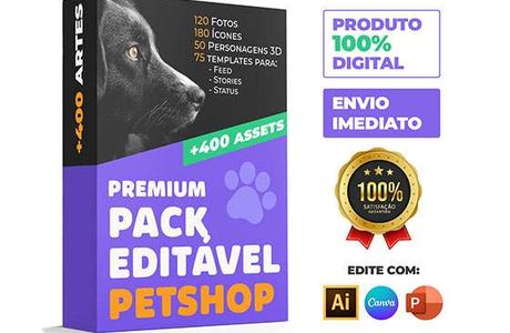 Premium Pack Editável Petshop: Templates Para Instagram — imagem 2